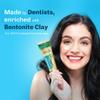 Bentodent Remineralizing Food Grade Organic Calcium Bentonite Clay Toothpaste Fluoride Free Natural Toothpaste for Adult & Kids - Mineral Toothpaste Sensitive Teeth Whitening (Premium Mint) view 3