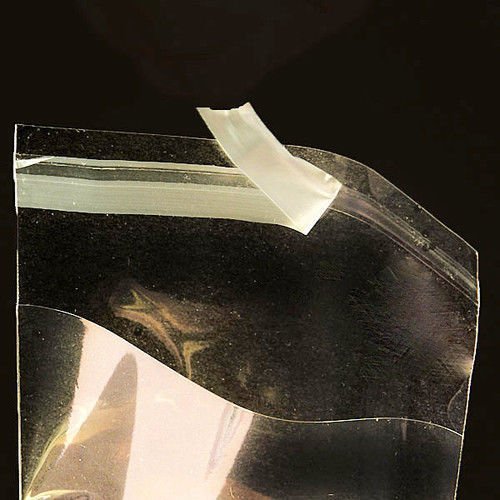 300 3"x5" CRYSTAL CLEAR CELLO LIP & TAPE RECLOSABLE CANDY COOKIE CELLOPHANE BAGS