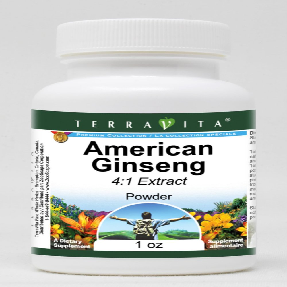 American Ginseng 4:1 Powder (1 oz, ZIN: 520228)