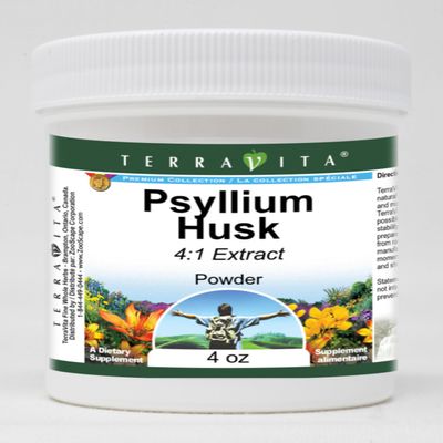 Psyllium Husk 4:1 Extract Powder (4 oz, ZIN: 520087) - 3 Pack