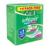 Whisper Ultra Sanitary Pads - 44 Count (Extra Large) view 2