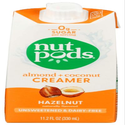 Nutpods, Creamer Hazelnut Unsweetened Dairy Free, 11.2 Fl Oz
