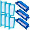 resplabs CPAP Filters Compatible with The Philips Respironics DreamStation 1 Machine. 6 Disposable, 3 Reusable (Pack of 9) view 1