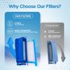 resplabs CPAP Filters Compatible with The Philips Respironics DreamStation 1 Machine. 6 Disposable, 3 Reusable (Pack of 9) view 3