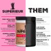 Superieur Electrolytes  Plant Based Electrolyte Supplement w/Sea Minerals for Hydration & Recovery  Keto Friendly, Non-GMO, Zero Sugar, Vegan Healthy Sports Drink Powder  Watermelon (70 Servings) view 2