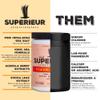 Superieur Electrolyte Powder Packets - Vegan Electrolyte Hydration Powder w/Sea Minerals - Keto Friendly, Non-GMO, Zero Sugar Electrolyte Supplement - Healthy Sports Drink - Citrus (14 Packets) view 2
