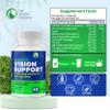 Vision Support Eye Vitamins for Macular Health | Supplements with Lutein, Zinc, Vitamin A & Bilberry | Areds 2 Formula for Red & Dry Eyes, Sight Care (1 Bottle, 60 Capsules) view 2