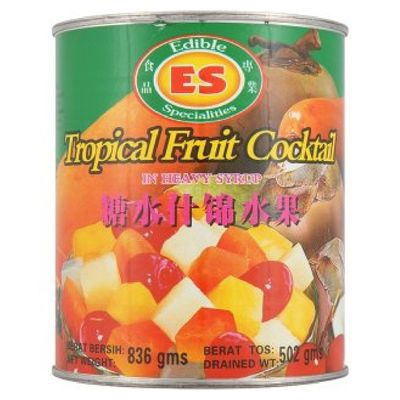 China Fruit Cocktail in Heavy Syrup 836g/850g (ES 836g, 1 Can)