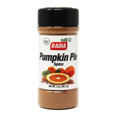 Badia Pumpkin Pie Spice, 2 oz  Warm & Aromatic Blend of Cinnamon, Nutmeg, Ginger, and Cloves