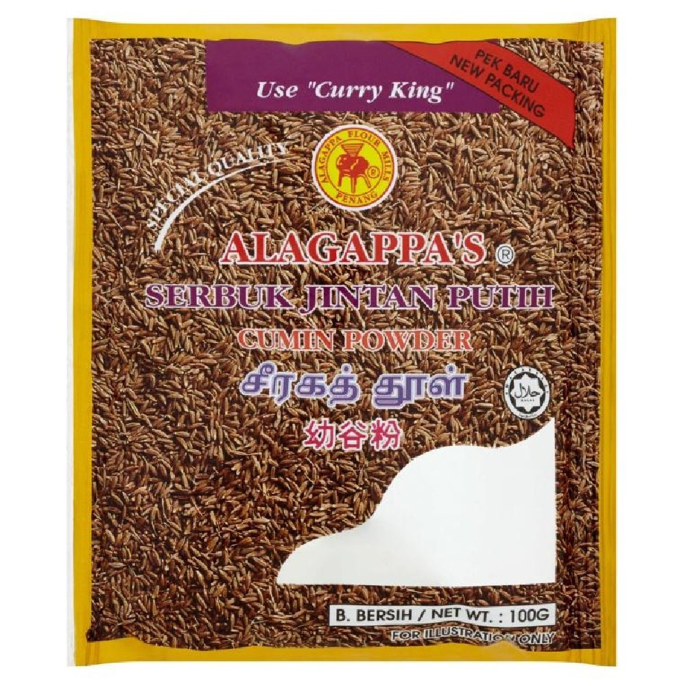 Alagappa's Powder 100g (Cumin, 6 Packs)