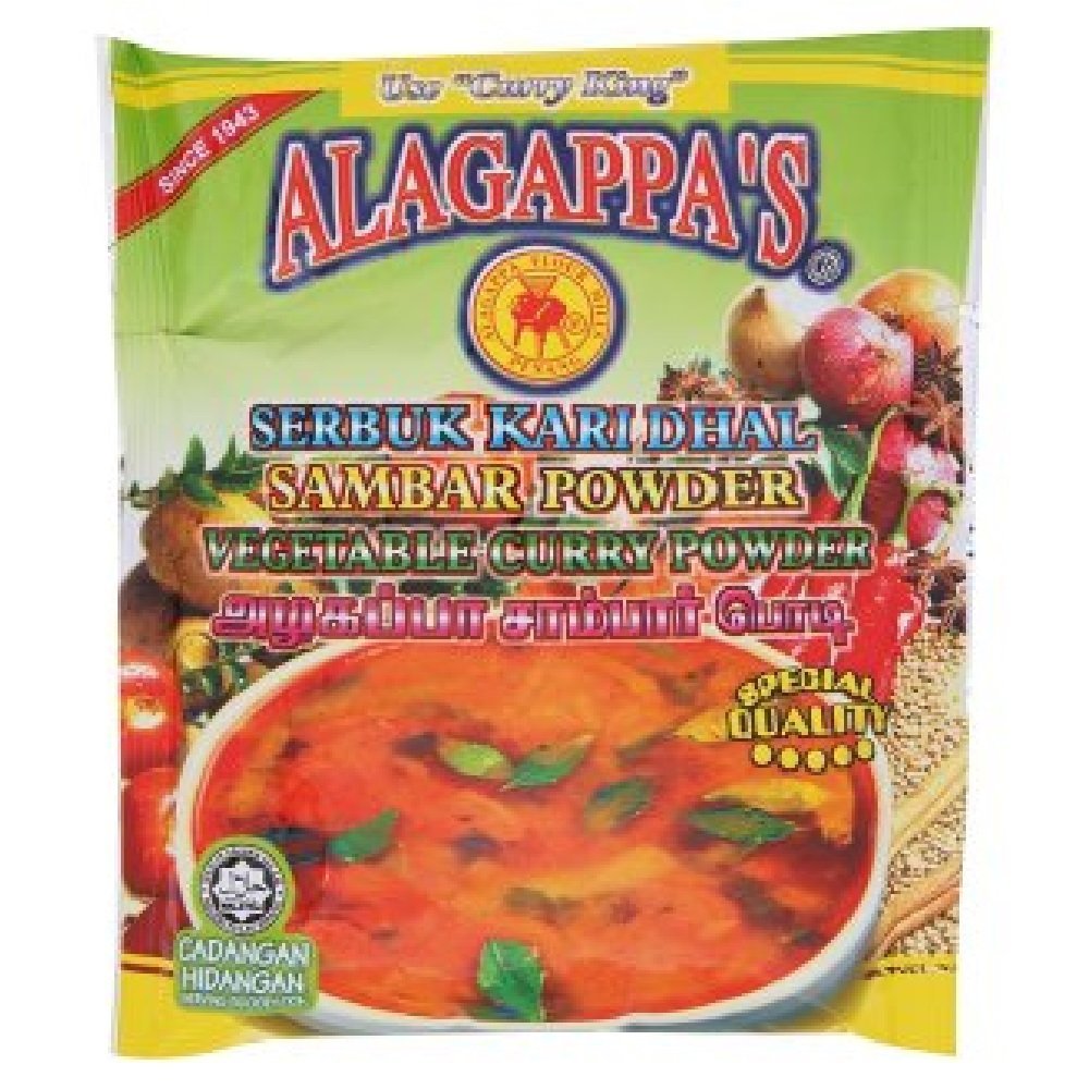 Alagappa's Powder 100g (Vegetable Curry, 6 Packs)