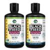 Amazing Herbs Premium Black Seed Oil - Cold Pressed Nigella Sativa Aids in Digestive Health, Immune Support, Brain Function, Joint Mobility, Gluten Free, Non GMO - 32 Fl Oz (Pack of 2) view 1