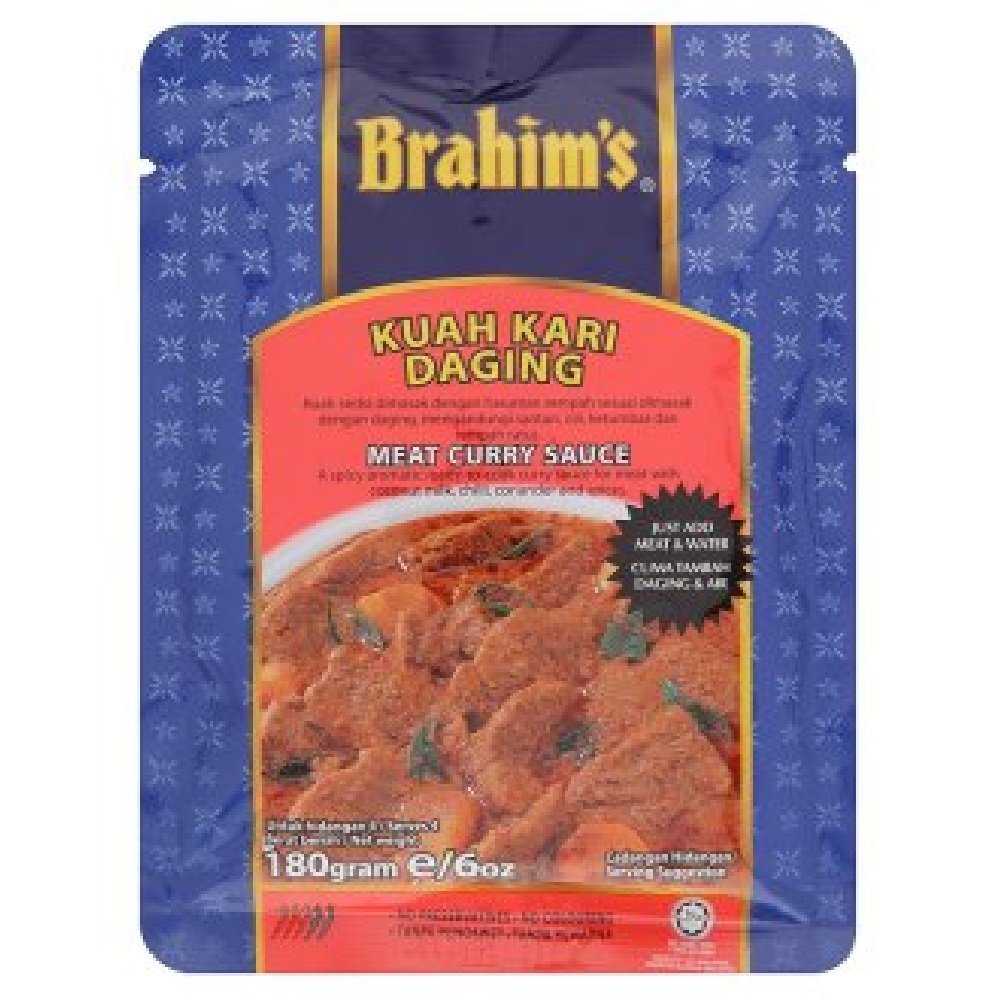 Brahim's Sauce / Paste 180g (Meat Curry, 6 Packs)
