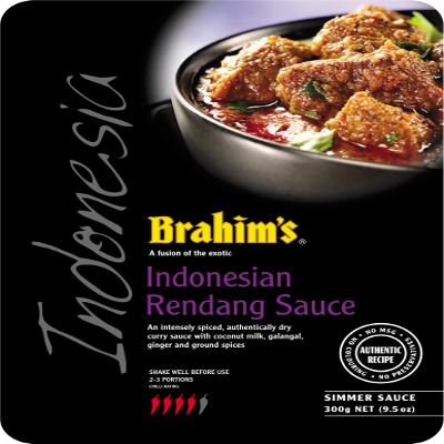 Brahim's Sauce 300g (Indonesian Rendang, 9 Packs)