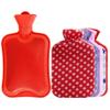 1.8L Hot Water Bottle +Random Flannel Cover Hot & Cold Relief #04 view 1