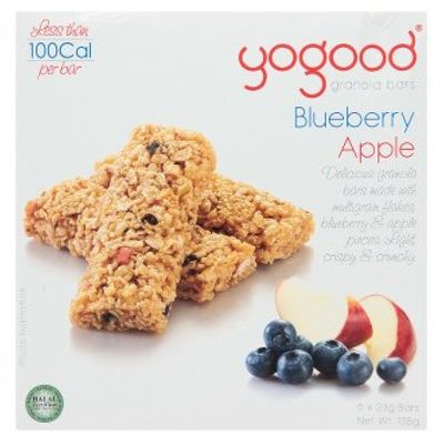 Yogood Muesli Bars 23g (Blueberry Apple Granola, 72 Bars)