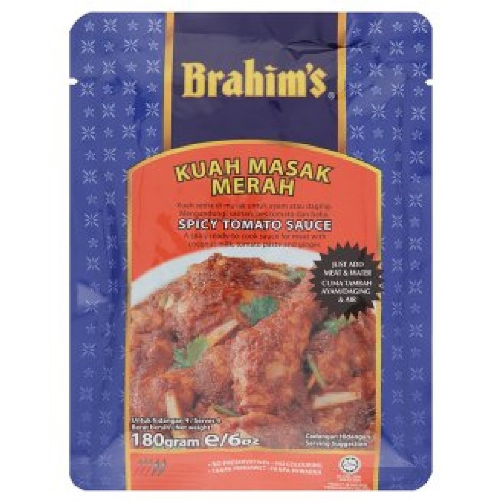 Brahim's Sauce / Paste 180g (Spicy Tomato, 6 Packs)