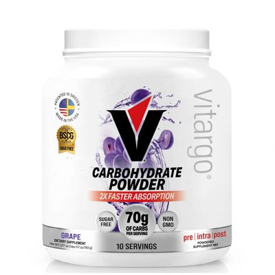 Vitargo Fast-Digesting Carbohydrate Powder for Recovery & Endurance Grape