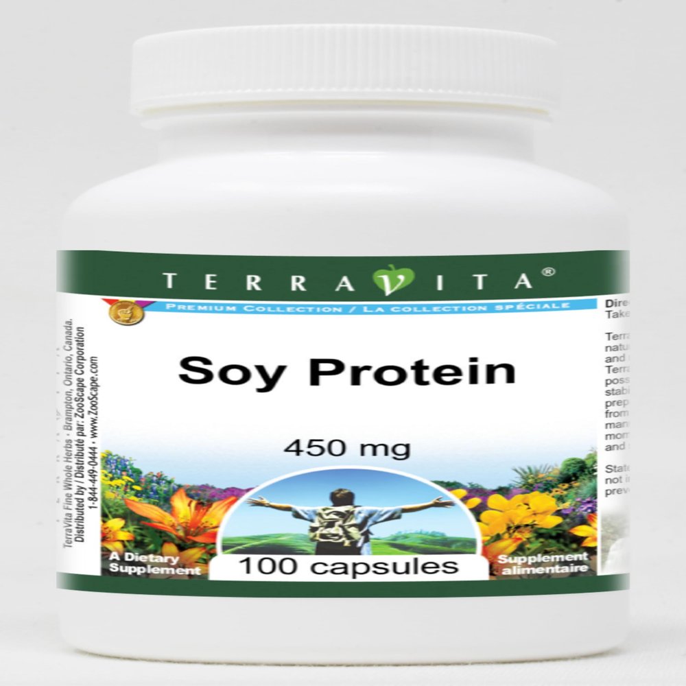Soy Protein - 450 mg (100 Capsules, ZIN: 521425)