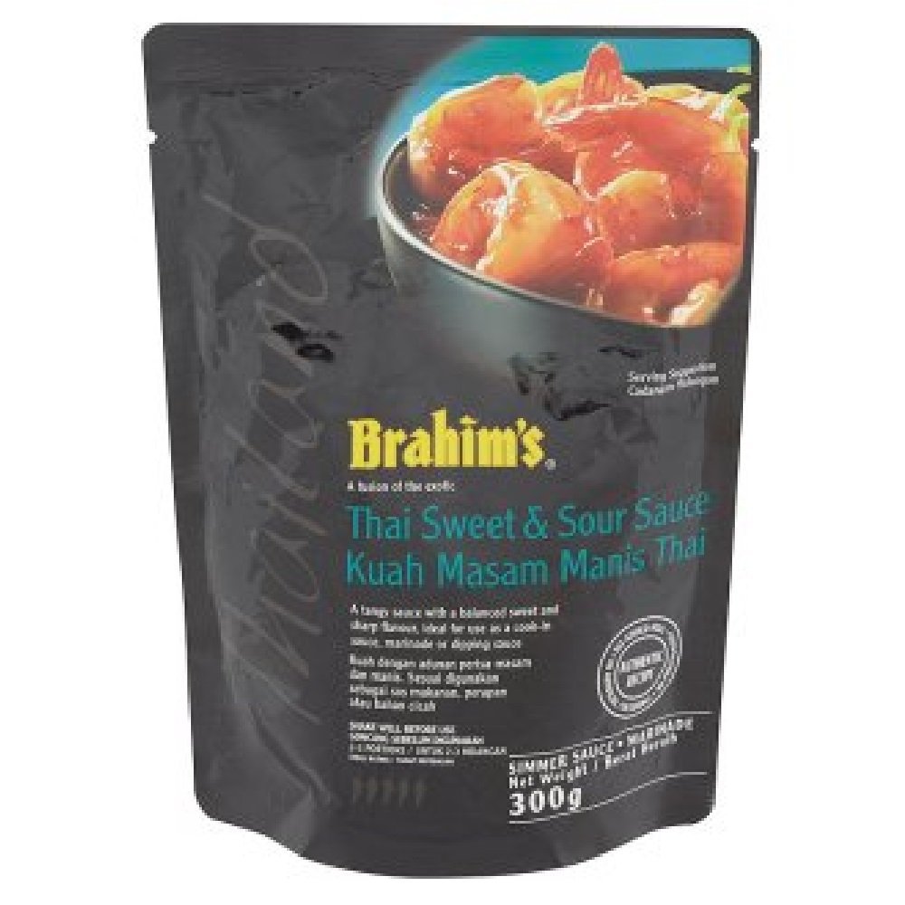 Brahim's Sauce 300g (Thai Sweet & Sour, 9 Packs)