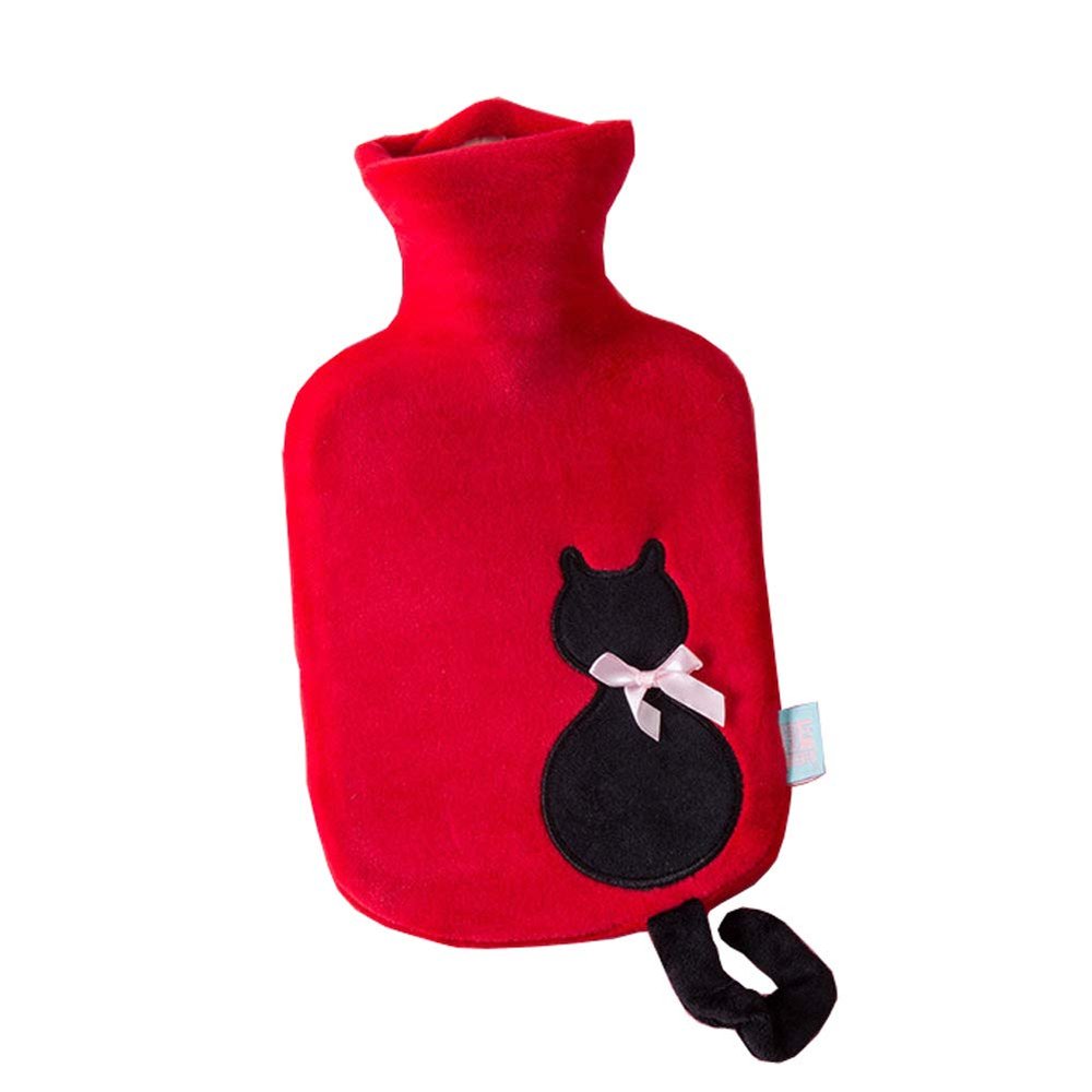 1L Hot Water Bottle with Cover Hot& Cold Relief-Leopard