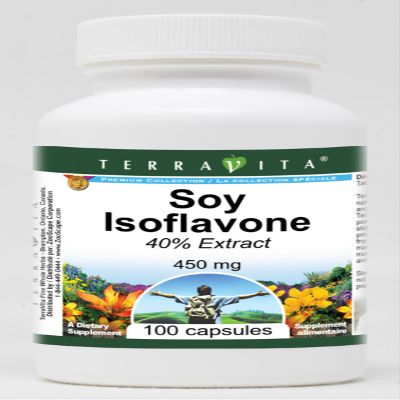 Soy Isoflavone 40% - 450 mg (100 Capsules, ZIN: 521917)