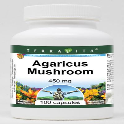 Agaricus Mushroom - 450 mg (100 Capsules, ZIN: 520877) - 3 Pack