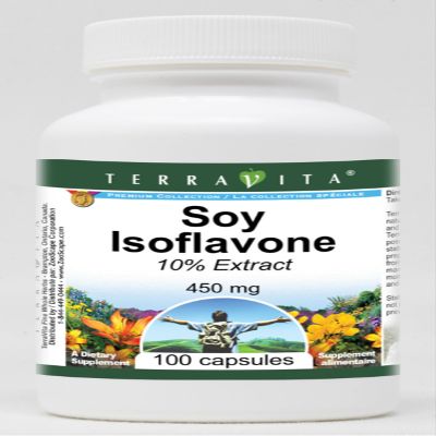 Soy Isoflavone 10% - 450 mg (100 Capsules, ZIN: 521415) - 3 Pack