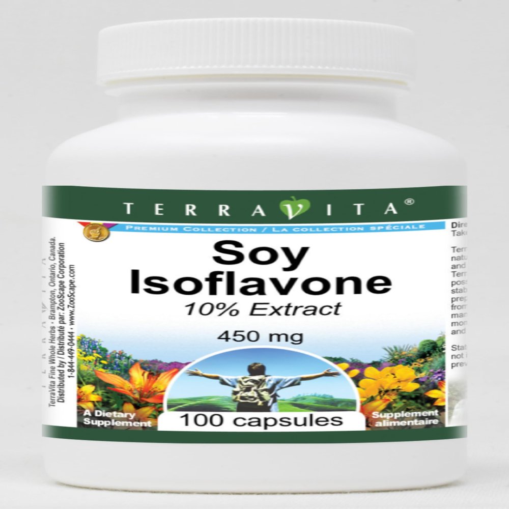 Soy Isoflavone 10% - 450 mg (100 Capsules, ZIN: 521415) - 3 Pack