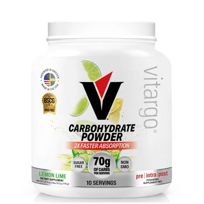 Vitargo Carbohydrate Powder Fast-Digesting Recovery Supplement Lemon Lime