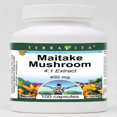 Maitake Mushroom 4:1-450 mg (100 Capsules, ZIN: 521987) - 3 Pack