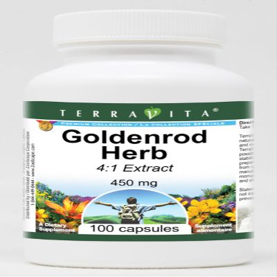 Goldenrod Herb 4:1-450 mg (100 Capsules, ZIN: 520282)