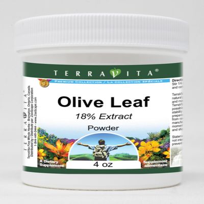 Olive Leaf 18% Powder (4 oz, ZIN: 521791) - 3 Pack