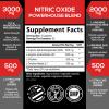 Extra Strength Nitric Oxide Booster 3000mg - 3X Strength L-Arginine AKG & Citrulline Malate - Premium Nitric Booster Natural Energy, Muscle & Heart Support, Bottled in USA Men & Women - 120 Capsules view 2