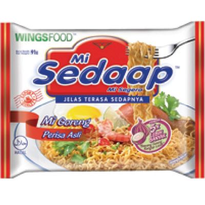 Wings Food Sedaap Instant Noodle 69g/70g/73g/75g/88g/91g (Original Flavour 91g, 40 Packs)