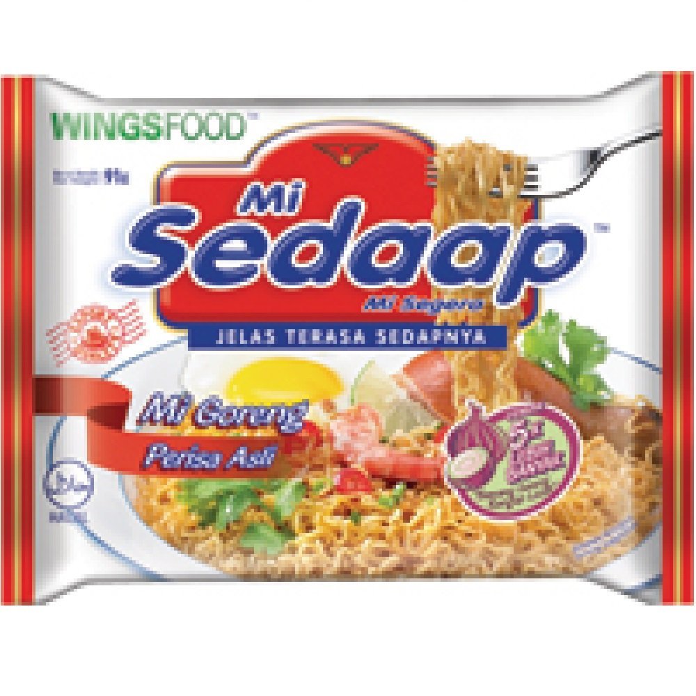 Wings Food Sedaap Instant Noodle 69g/70g/73g/75g/88g/91g (Original Flavour 91g, 40 Packs)