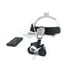 3.5X Loupes Binocular Glass Magnifier Leather Headband DY-108 New Type with LED Headlight (Black) view 3