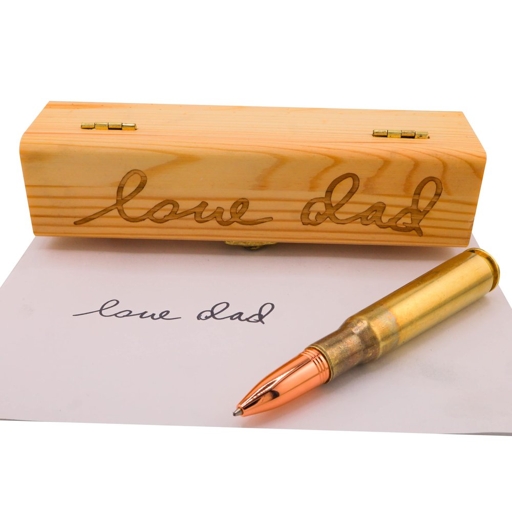 Brass Honcho Real 50 Cal BMG Bullet Pen | Ultra Personlized Gift box