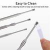 3 Pcs Ear Pick Earwax Removal Kit, Geengle Ear Cleansing Tool Set, Ear Curette Ear Wax Remover Tool with a Cleaning Brush and Storage Box view 4