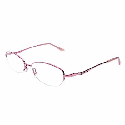 Jcerki Women Metal Half-Frame Photochromic Gray Reading Glasses 5.50 Strengths Women Metal Half-Frame Fashion Readers Eyeglasses