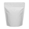 BAP 50 Pack 12 oz Matte White Stand Up Pouch with Valve for Coffee view 1
