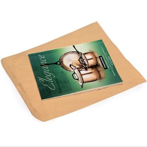 Pack Of 1000, 12 x 15" Solid 100% Recycled Kraft Paper Merchandise Bags Made In Usa