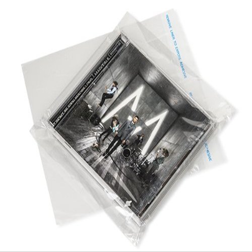 Pack of 100, 6-1/2" x 6-1/2" Solid Tape Resealable 1.2 Mil Cello Bags Made in USA