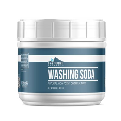 Earthborn Elements Washing Soda (2 lb), Soda Ash, Sodium Carbonate, Non-Toxic Laundry Booster