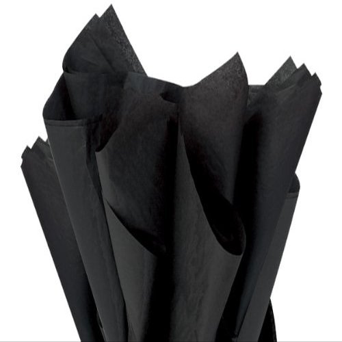 A1BakerySupplies Quality Gift Wrap Color Tissue Paper - Preimum Quality Paper Made in USA 15 X 20 Inches - 225 Sheets per Pack (Black)