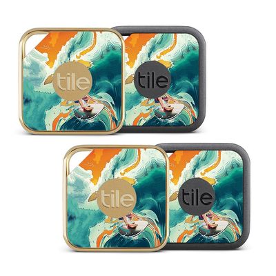 MightySkins Skin Compatible with Tile Pro Sport and Style Smart (Pack of 4 Skins) - Acid Surf | Protective, Durable, and Unique Vinyl wrap Cover | Easy to Apply, Remove | Made in The USA