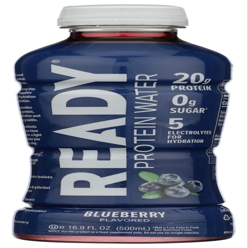Come Ready Protein Water, Blueberry, Blue, 16.9 Fluid Ounce