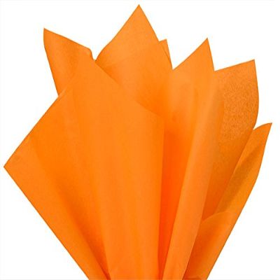 A1BakerySupplies(TM) Premier Quality Gift Wrap Color Tissue Paper - Preimum Quality Paper Made in USA 15 X 20 Inches - 225 Sheets per Pack (Tangerine)