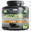 NaturaLife Labs Activated Charcoal 1200 mg per Serving  from Coconut Shells  100 Veg Capsules  Non-GMO, Gluten-Free, Vegan view 1