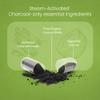 NaturaLife Labs Activated Charcoal 1200 mg per Serving  from Coconut Shells  100 Veg Capsules  Non-GMO, Gluten-Free, Vegan view 4